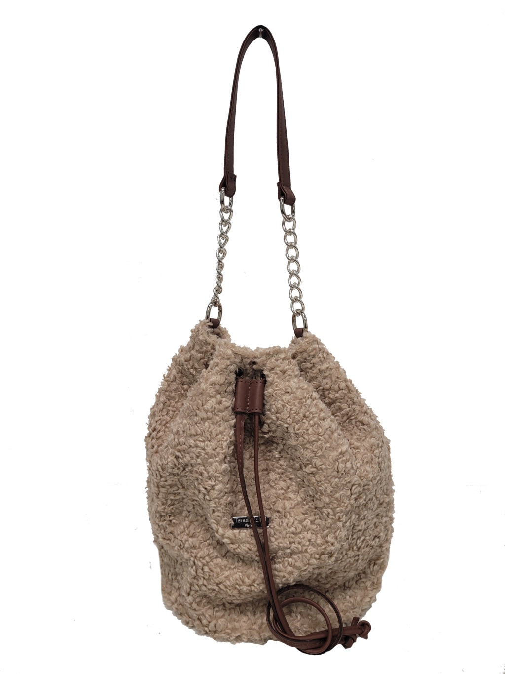 Borsa a secchiello in tessuto Nina - Ultimo pezzo IN SALDO per un caldo l'autunno-inverno!