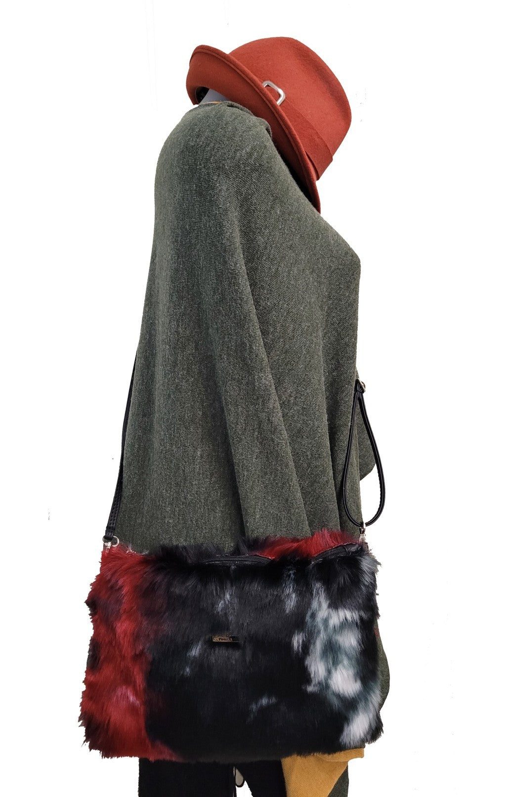 Marta pelliccia multicolore