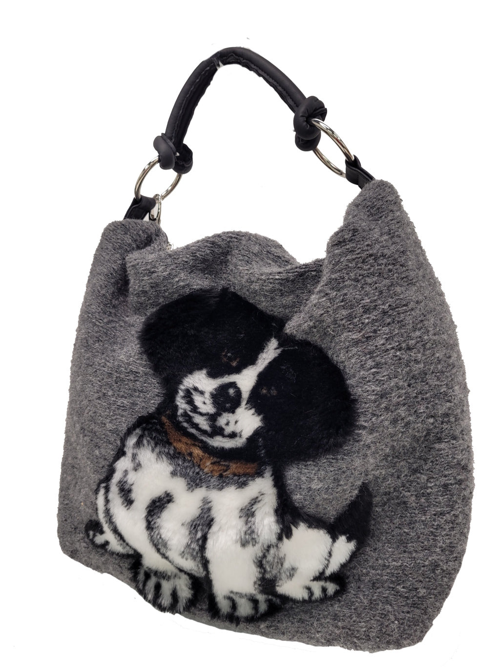 Paola Dog - La sacca con il cane in eco-pelliccia!