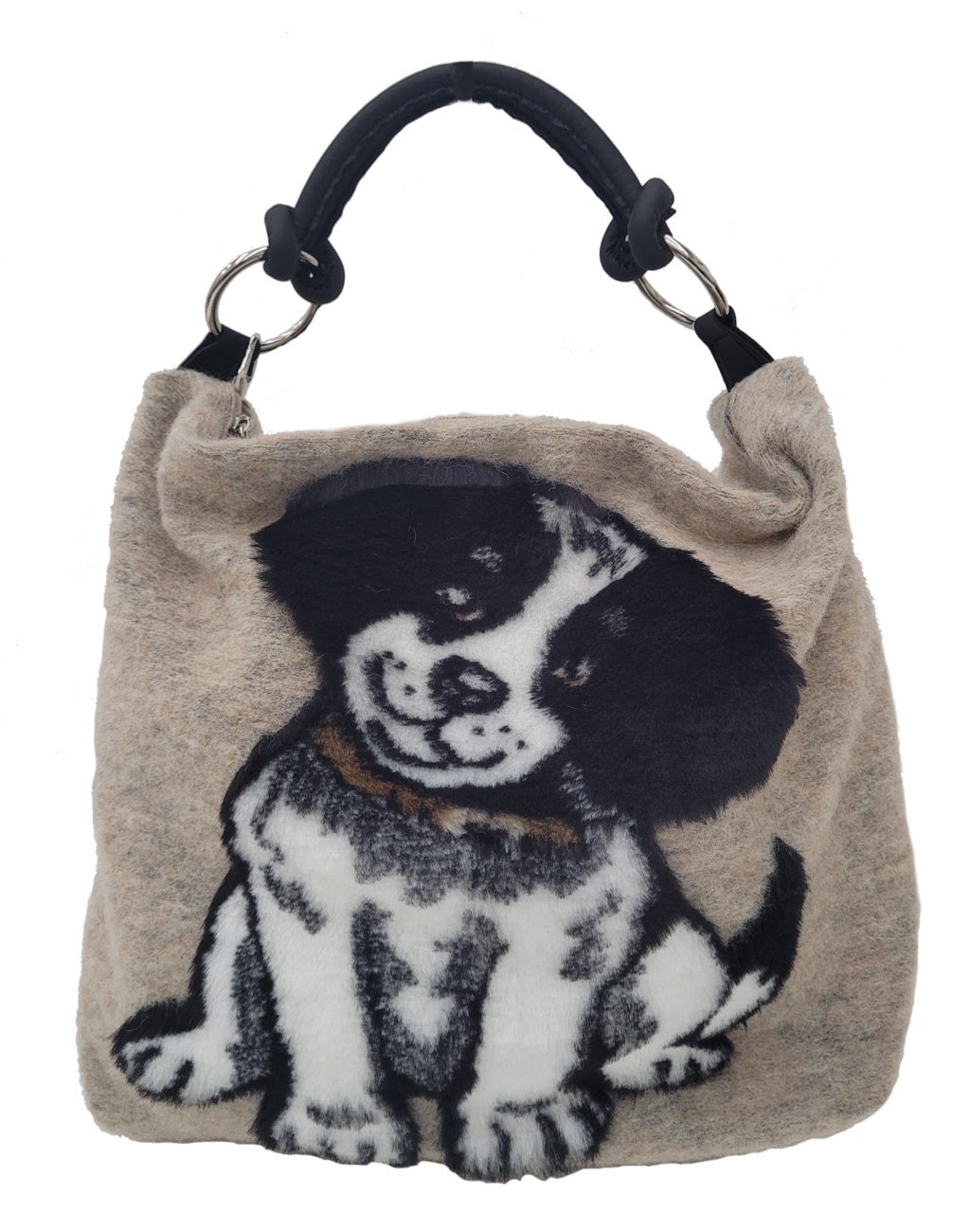 Paola Dog - La sacca con il cane in eco-pelliccia!