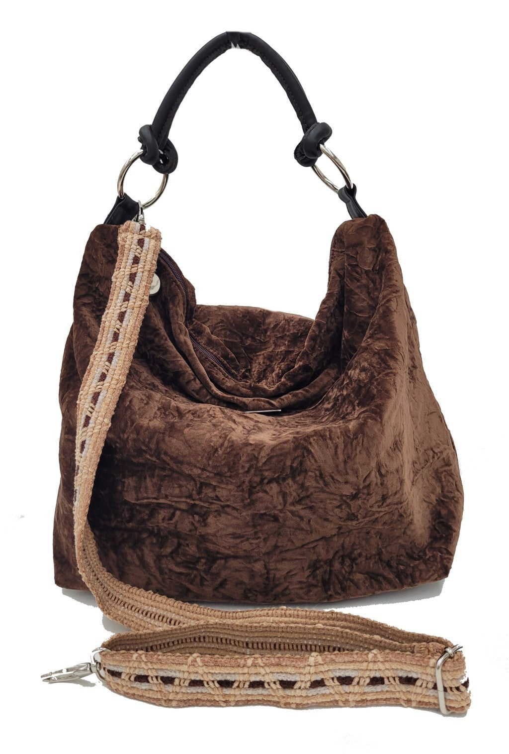 Paola Velluto stropicciato - La borsa perfetta per l'autunno-inverno!