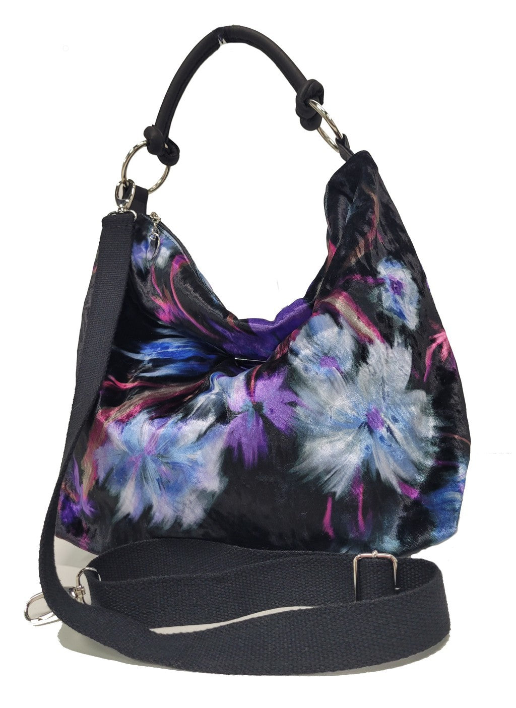 Paola Velluto a fiori stilizzati - Novità per autunno-inverno 24-25 in SALDO!