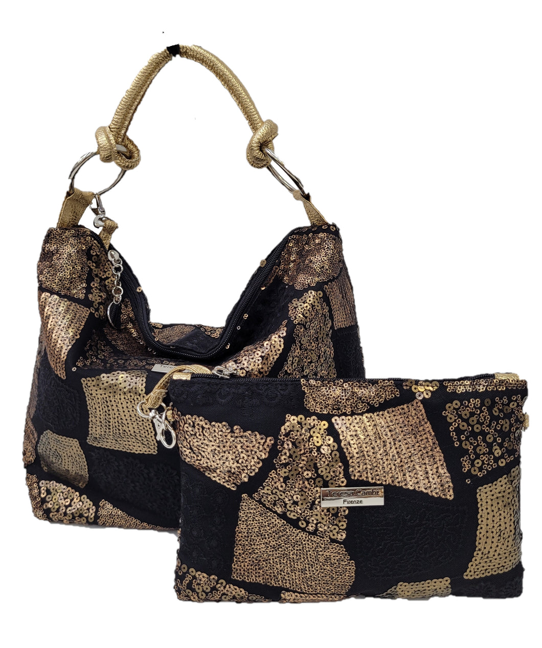 Paoletta Cinderella con Pochette Cinderella - un tripudio di Paiettes!