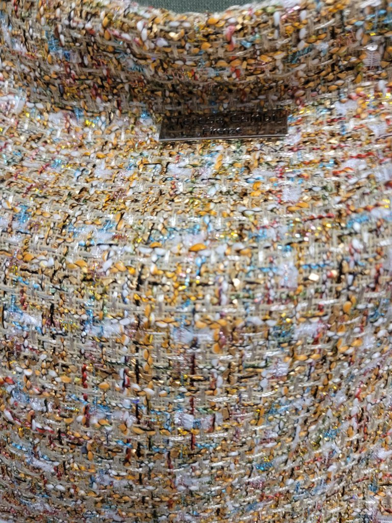 Paoletta Mirò - La sacca media multicolore con lurex primavera-estate '25!!