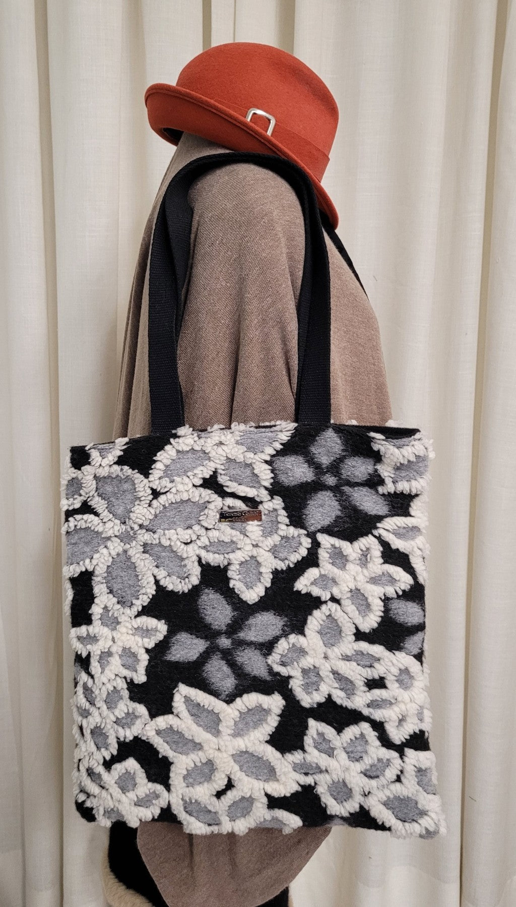 Shopper Fiori in rilievo - Novità assoluta per l'autunno-inverno 24-25!!