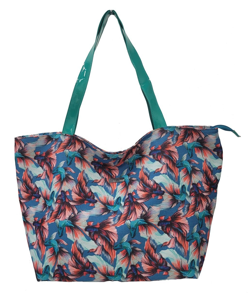 Shopper grande stampa pesci - Novità della primavera 2024 in saldo!