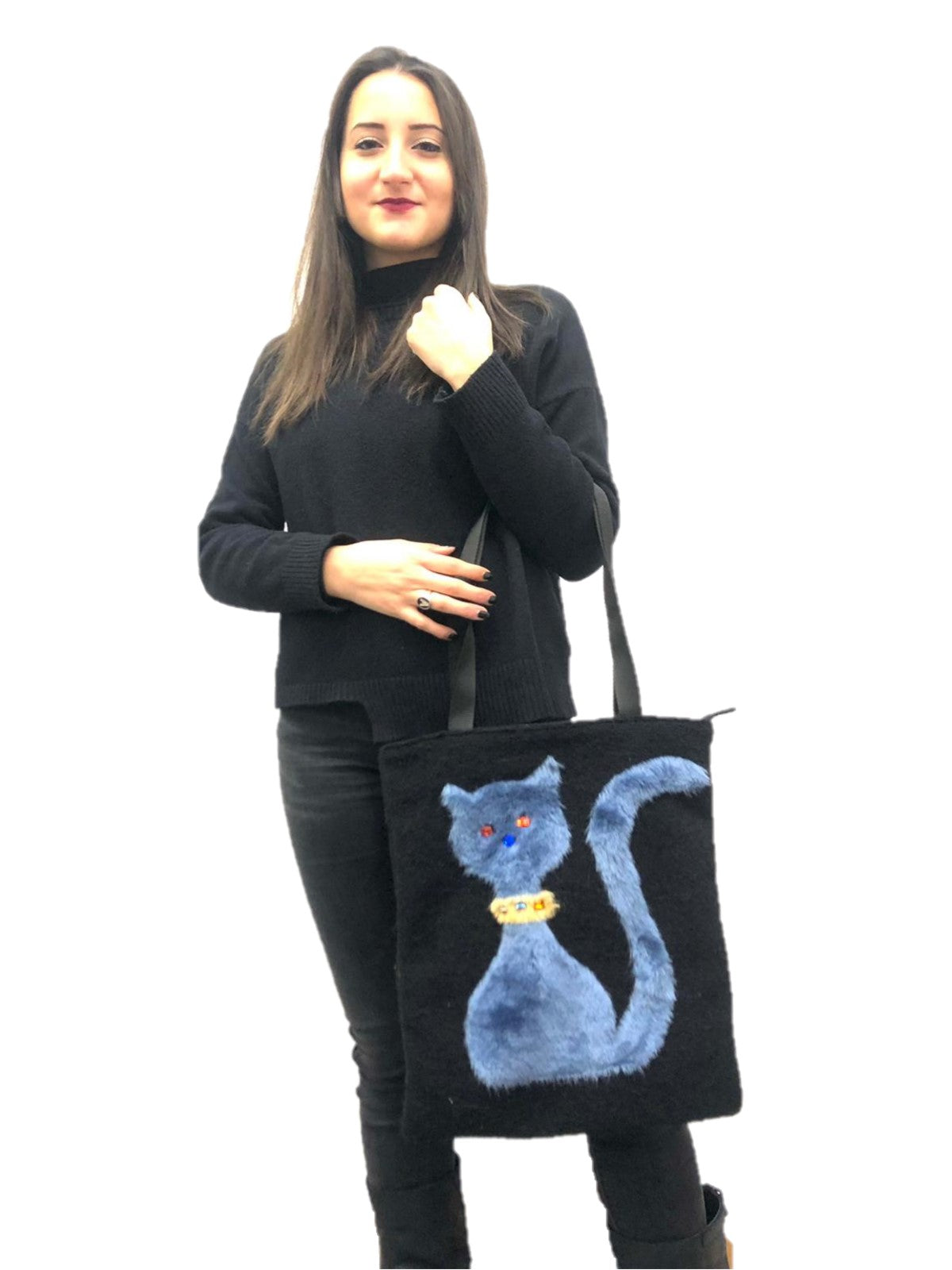 Shopper Gattone colorato - La shopper Bestseller per l'autunno-inverno...SUPER PREZZI!