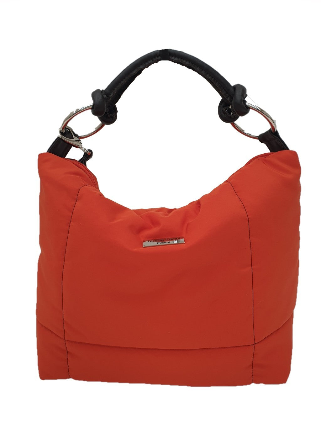 Paoletta Trap a quadri - Pezzi unici in arancio per l'autunno-inverno 24-25!!