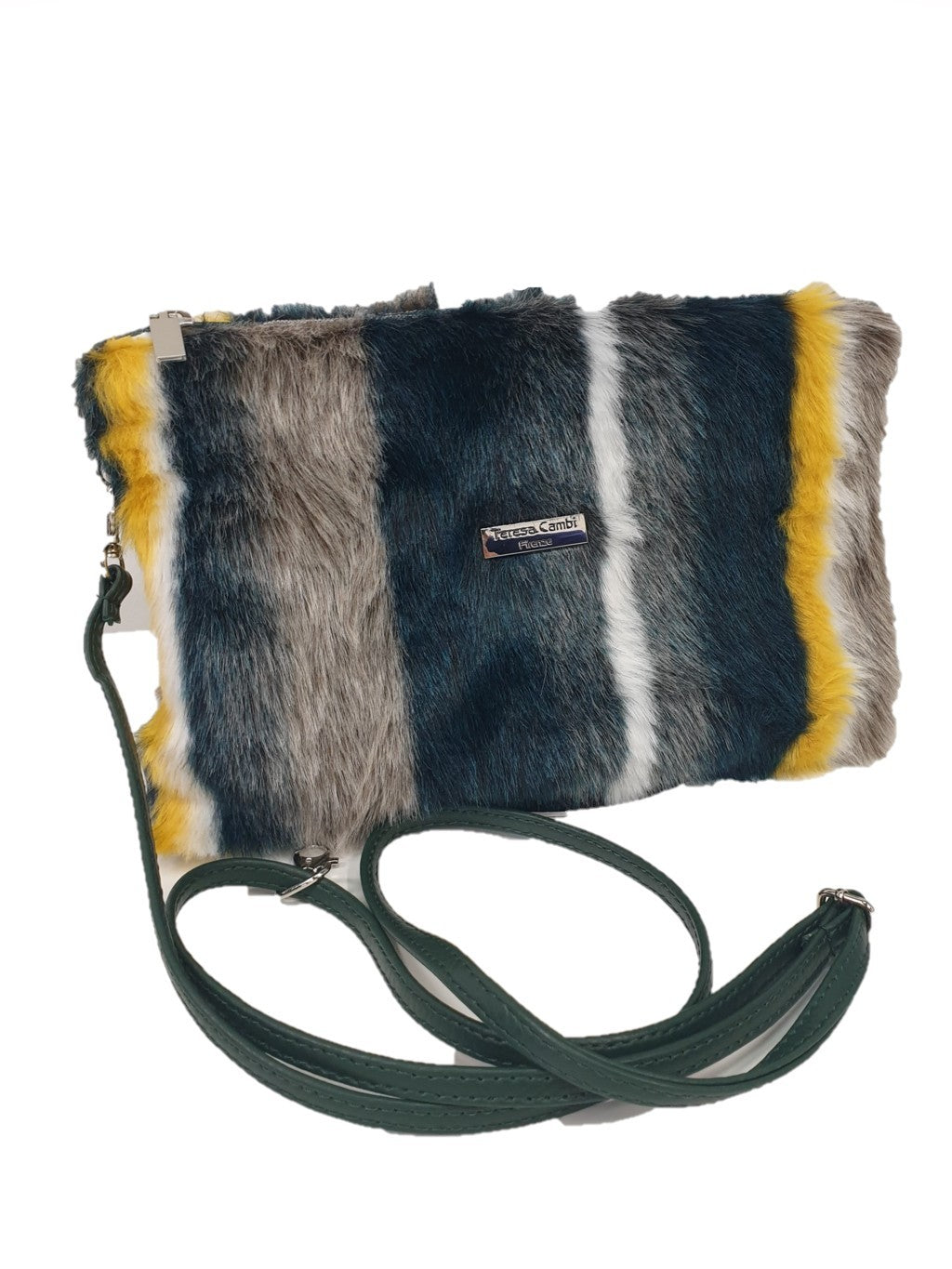 Marta pelliccia a righe - l'elegante pochette per l'autunno-inverno!