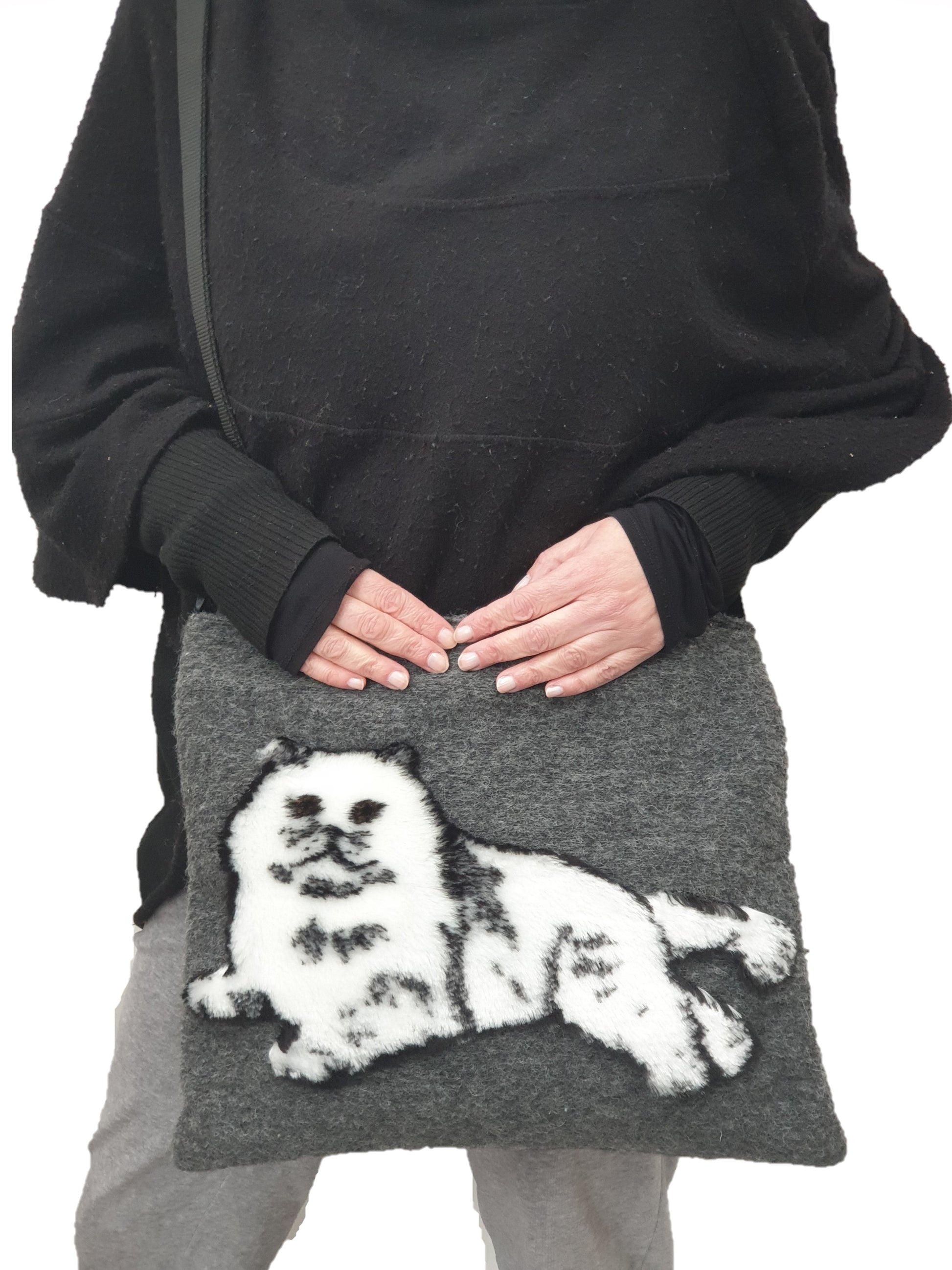 Borsa a tracolla con gattino - La bandoliera con il gatto in SALDO!